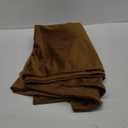 Benedeco Gold Brown Velvet Curtains for Bedroom Window with Back Tab, Super Soft Vintage Luxury Heavy Drapes, Room Darkening Thermal Insulated Curtain for Living Room, W52 by L108 inches, 2 Panels