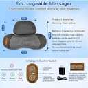 KITCADA Upgraded Neck Massager Pillow, 3-in-1 Neck Massager, Traction Massage with Heat, Neck Pillow for Shoulder Pain, Deep Tissue Pain Relief, Rechargeable Thera Pillow (Gray)