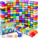 Ixiaoyoo Air Dry Clay for Kids, 158 Colors Modeling Clay Kit, DIY Model Toys with Sculpting Tools, School Arts & Crafts Set, Safe & Non-Toxic, Birthday & Christmas Gifts for Boys Girls Ages 3-12