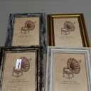 5x7 Picture Frames Set of 4- Rustic Retro Photo Frame with Real Glass Wall Mount and Tabletop Display Family Friends Wedding Gift (ps-Mix Color-4pcs)