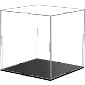Yungyan 1 Pack Clear Self-Assembly Acrylic Display Case Transparent Dust Proof Protection Showcase for Figurine Collectibles Figures Basketball (6 x 6 x 6 Inch)