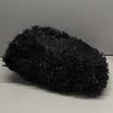 Black Runner Rug for Hallway:Fluffy Area Rug Runners for Bedroom Living Room,2x6 Feet Non Slip Shag Fuzzy Carpet,Plush Soft Fur Floor Rugs for Indoor Floor Nursery Kid Home Christmas Decor