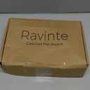 Ravinte 30 Pack Matte Black Cabinet Pulls, 5 Inch (128mm) Hole Center Slim Kitchen Handles, Square Drawer Pulls for Cabinets & Cupboards, Hardware
