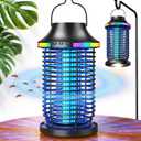 Bug Zapper Outdoor Cordless, 2026 Upgraded 4200V Electric Mosquito Zapper 5 in 1 Rechargeable Bug Zapper Outdoor Waterproof with 5000mAH Battery, Portable Fly Zapper Insect Zapper for Patio Camping