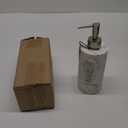 Avanti Linens - Soap Dispenser/Lotion Pump, Resin Bathroom Accessories, Guest Bathroom Essentials, Sea Inspired Bathroom Decor (Coastal Terrazo Collection)