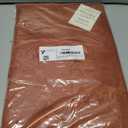 DUALIFE 2 Panels Grey Sheer Valance - Basement Semi Sheer Valances for Kitchen Window Dressing with Rod Pocket (Gray,52 by 18 Inches Long)