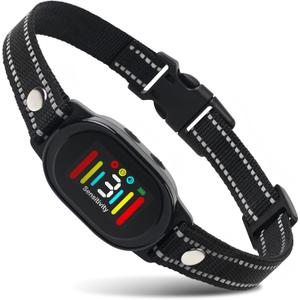 Smart Dog Barking Collar with Voiceprint Recognition, 3 Sensitivity Levels, Automatic No Bark Control, Safe Vibration Correction, Waterproof & Rechargeable for Small, Medium, Large Dogs