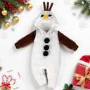 Hifot Baby Girl Boy Romper Newborn Clothes My First Christmas Long Sleeve Jumpsuit