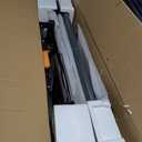 Deluxe Heavy Duty Rolling Miter Saw Stand with 8 in Wheels 330 Lbs Load Capacity Black and Grey Single Pack WK-MS029E-2