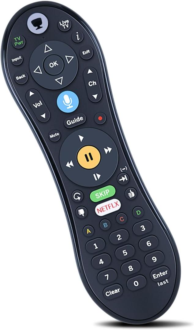 Replacement Voice Remote Control for TiVo VOX, TiVo Edge and Bolt Series, and Mini VOX DVRs TCDA95000 TCD849500V RD6E20 R84950