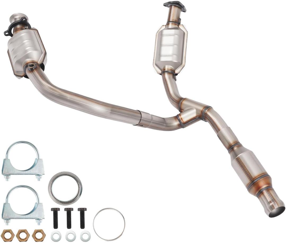 Catalytic Converter Replacement for Silverado 1500 2014-2018, Suburban/Tahoe 2015-2019, Sierra 1500 2014-2018 Replace 50497, 52642 (EPA Compliant)