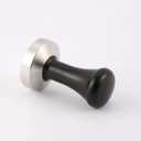 58mm Black Coffee Hand Tamper 304 Stainless Steel Base Professional Espresso Press for Portafilter Coffee Machine Barista Tool (58mm)