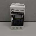 1PCS 6500K White Light LED Camping Lantern Rechargeable 1000LM, 4500mAh Power Bank, Flashlight for Hurricane Emergency, Hiking, IP44 Waterproof Lantern (Black)