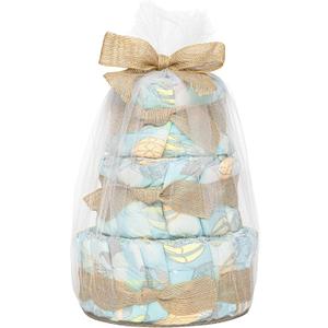 The Honest Company Diaper Cake, Diapers Baby Personal Care Plant-Based Wipes Above it All Regular Size 1 8-14 lbs, 35 Count