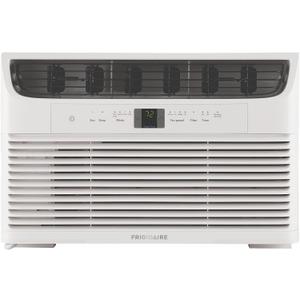 Frigidaire 8,000 BTU Window Air Conditioner with Remote Control, Cools Up to 350 Sq. Ft., Quiet Operation, Eco Mode, 3 Fan Speeds, Auto Restart, White