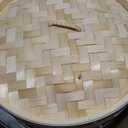 2-tier 10" Bamboo Steamer with Reinforcement & Handle, Reusable Silicone Liner & Accessories Kit For Cooking Dumpling, Baby Bao Bun, Dim Sum, Rice Potsticker Steaming Chinese Asian Food & Vegetables