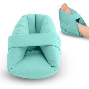 NYOrtho Heel Protector Pressure sores - 2 Ultra Soft Boots - 2 Double Layer Foot Pillows Pressure - Heel Protectors Bed - Standard Bariatric Size - Extra Gentle Velvet Fabric