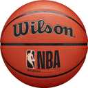 WILSON NBA Forge Indoor/Outdoor Basketballs - Size 5, Size 6 and Size 7 (Brown)