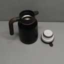 34 Oz Carafes for Hot Liquid, Stainless Steel Insulated Vacuum Thermal Coffee Carafes For Keeping Hot, 1 Liter Coffee DispenserBlack)