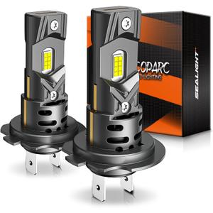 SEALIGHT H7 Fog Bulbs or DRL 60000LM 99% Compatibility for ATVs & Powersports, 2026 Version, 9Brightness S2 Series Wireless H7 Fog Bulbs 10 Years Lifespan- Pack of 2