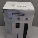 Dehumidifier, Dehumidifiers for Home, 98 OZ Water Tank, (1000 sq.ft) Quiet Dehumidifier for Basement Bathroom Bedroom with Humidity Display, Auto Shut Off, Relaxing 7 Color Ambient Light(Ivory)