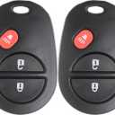 SCITOO Compatible with 2X3 Button New Key Fob Keyless Entry Remote Replacement Transmitter Clicker Beeper Alarm fit 04-16 for Toyota Sienna Tacoma Tundra Highlander Sequoia GQ43VT20T