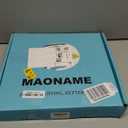 MAONAME 13" Round Charger Plates Set of 6, Antique White Plate Chargers, Plastic Charger for Dinner Plates, Beaded Table Chargers for Wedding, Party