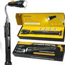 Magnetic Pickup Tool with LED Lights, Telescoping Magnet Flashlight, Cool Gadget Birthday Gifts Christmas Day Gifts for Men, Handyman, Husband, Boyfriend, Him, Father, Dad (Pack of 1)