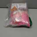 Ouddy Life Pink Bow Birthday Decorations, Coquette Themed Party Supplies with Light Pearl Pink White Confetti Long Balloons Happy Birthday Banner Paper Tassel Cake Toppers for Women Girls Baby Shower