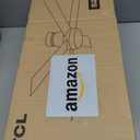 TCL 52" Black Flush Mount Ceiling Fan with Light & Remote