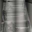 Set of 3 Apothecary Jars Glass, Apothecary Jars with Lids Bathroom, Clear Candy Jar Set, Decorative Jar for Party, Wedding and Home Decor (Height: 11", 8.5", 7.5"; Diameter: 5")