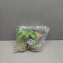 Roowest 2 Pcs Weave Palm Tree Tabletop Decor, 9.8" & 7" Woven Rattan Palm Trees Tropical Centerpieces for Summer Beach Party Hawaiian Luau Boho Coastal Wedding Island Home Decoration (Green)