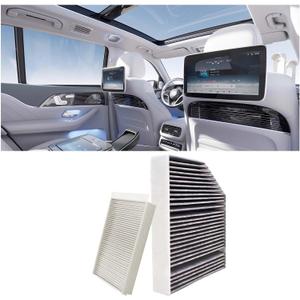 HEPA Cabin Air Filter for Mercedes Benz GLE 350 450 580 53 AMG, GLE 63 AMG S, GLS 450 580, GLS 63 AMG 2020-2025, Replaces 1678350200, 1678350400, CU19014, WP10707, WP10544
