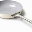 Caraway Nonstick Ceramic Frying Pan (2.7 qt, 10.5") - Non Toxic, PTFE & PFOA Free - Oven Safe & Compatible with All Stovetops (Gas, Electric & Induction) - Cream