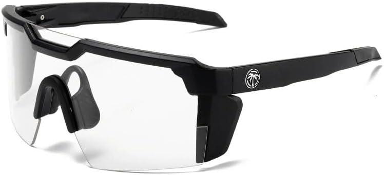 Sports Sunglasses with Mirrored Lens, UV Protection (Black)