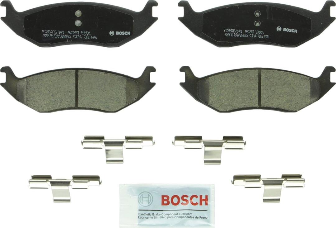 Bosch Brakes Bc967 Bosch Quietcast Disc BRK Pads