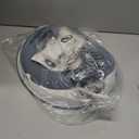 ANGELBLISS Baby Potty Training Toilet Seat with Soft Cushion Handles, Haute Collection, Double Anti-Slip Design and Splash Guard for Boys and Girls (Blue)