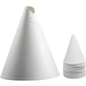 100PCS Disposable Car Engine Oil Funnels, Paper Vehicle Fuel Dispenser for Motor Oil, No Spill Automotive Fluid Gas Change Cone Funnel Accessories, Universal for SUV, Sedan, Truck