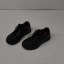Skechers Women's Nampa-wyola Food Service Shoe (8M, Black Polyurethane)