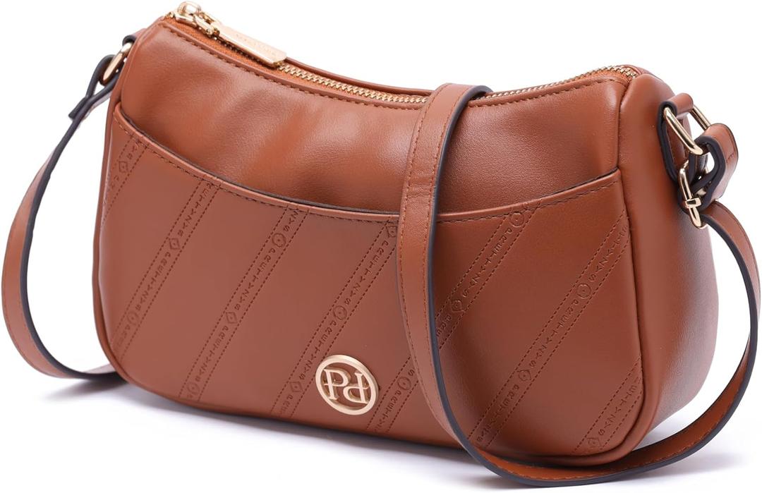 Prettyzys Womens Shoulder Bag,Small Size Crossbody BagsVegan Leather Purses For Women With Adjustable Strap Handbags