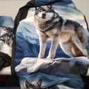 ZFRXIGN Wolf Car Seat Covers for Women Men SUV Trunk Front Seat Protector Auto Interior Accessories Full Set of 2pc Cool Wildlife Animal Car Seat Cover 2 Pack