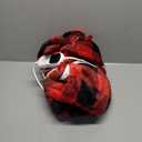 Homemate Electric Blanket Heated Throw - 50x60 Ultra Soft Cozy Flannel Heating Blanket with 10 Fast Heat Levels 8 Hours Auto Off Over-Heated Protection ETL Certification Keep Warm in Home Office (Red-black)