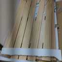 Wire Shelf Covers,30" W x 16" D,5pcs,Natural | Bamboo Wire Rack Covers for Pantry and Closet,Tool-Free,Snap-On,Durable