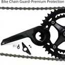 Bike Chain Guard Cover, Heavy-Duty Sprocket & Chainring Protector, Bicycle Crankset Protection Accessories for Mountain, Road & Kids Bikes Daily Commuting, Outdoor Riding & Training