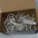 JMEXSUSS 200 LED String Lights Indoor Outdoor Clear Wire, Connectable Warm White Christmas String Lights for Bedroom, 66 Ft Twinkle Fairy Light Plug in for Wedding Home Tree Yard Patio Spring Decor