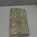 jinchan Boho Kitchen Curtains Linen Tier Curtains 36 Inches Bohemian Cafe Small Drapes Gray Striped Mudcloth Farmhouse for Bathroom RV Camper Light Filtering Rod Pocket 2 Panels Sage Green