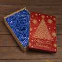 Navy Blue Crinkle Cut Paper Shred Filler, 2 LB Basket Filler Shredded Paper, Confetti Stuffing for Basket Filling, Halloween, Thanksgiving, Christmas, Birthdays, Gift Wrapping, Stuffer Party Supplies