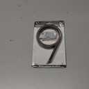 House Numbers For Outside - 5 Inch Modern Floating Address Numbers For Houses Rust Proof Zinc Alloy Easy To Install, High Gloss Black Number 9