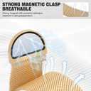 Stainless Steel Mesh Loop for Apple Watch Band 38mm 40mm 41mm 42mm(Series 10), Magnetic Clasp Replacement Bands for iWatch Ultra Series 9 8 SE 7 6 5 4 Women & Men (gold)