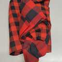 Breling 10 Pcs Buffalo Check Table Runners and Table Placemats Set, 2 Pieces 12 x 72 Inches Buffalo Plaid Black and Red Checkered Table Runner and 8 Pieces Table Placemats for Christmas Party Supplies